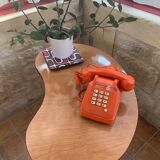 Coffe table vintage bean-shaped in formica, tripod foot, circa 1960s