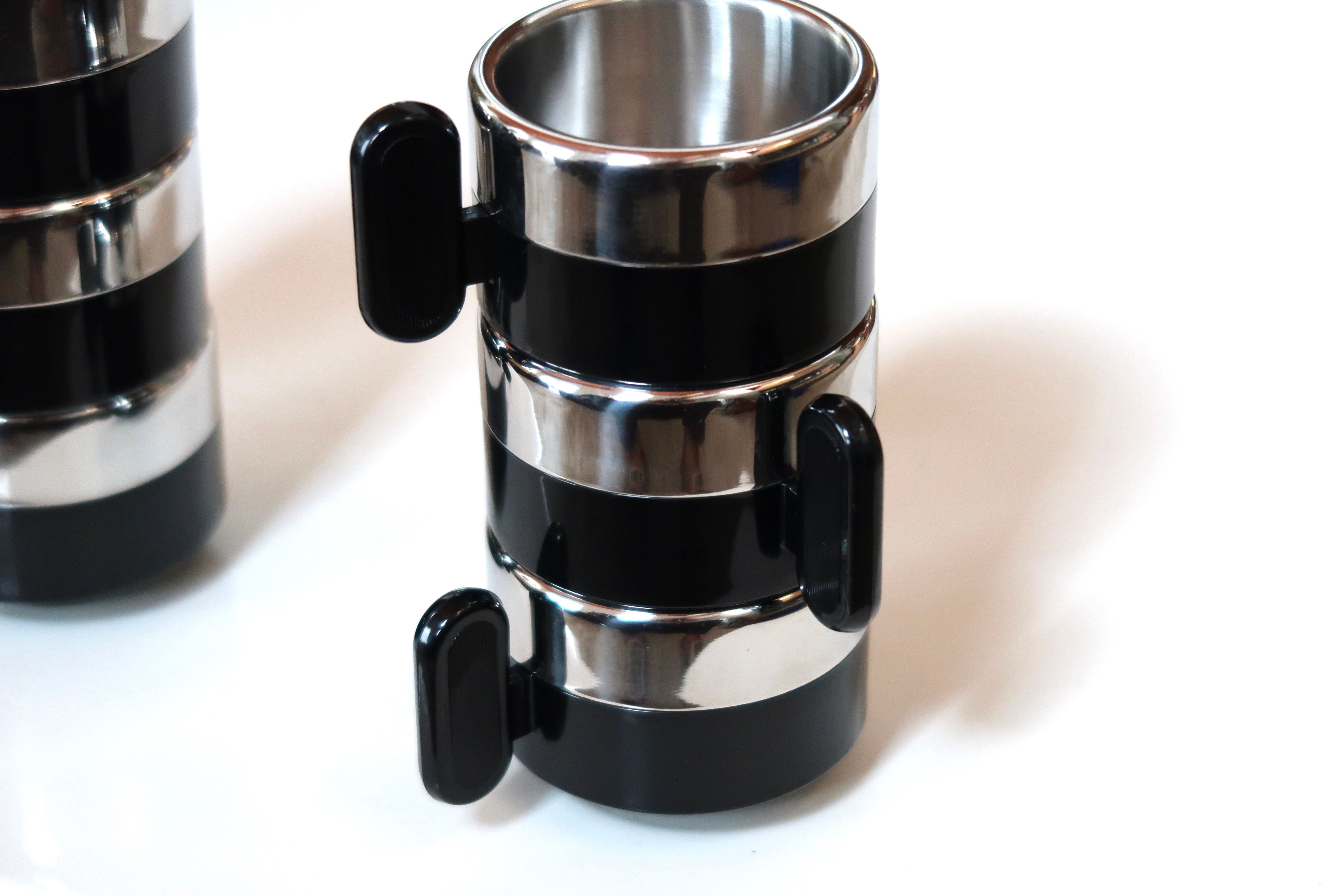 Set of 6 coffee cups Morinox Italy, 80s
