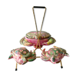 Set salt shaker, pepper and mustard maker, dabbling, crabs