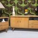 Enfilade basse modulable vintage années 1960 vintage