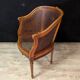 Louis XVI style office chair, fully caned