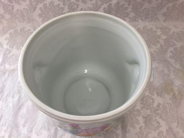 Ancien cache-pot vase véritable porcelaine france paris art décoratif design