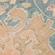 Cream & Green Oriental Persian Rug, 135x221Cm