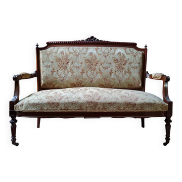 Banquette canapé style Louis XVI
