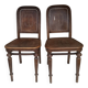 Pair of Thonet Vienna bistro chairs