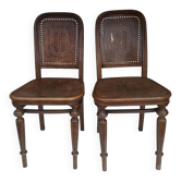 Paire de chaise bistrot Thonet vienne