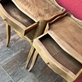 Pair of Louis XV style bedside tables