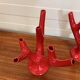 Set of two vintage “Alberello” coral vases