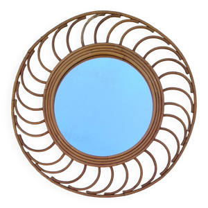 Miroir en rotin, 1960