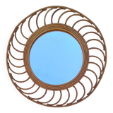 Rattan mirror, 1960