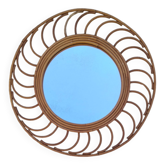 Miroir en rotin, 1960