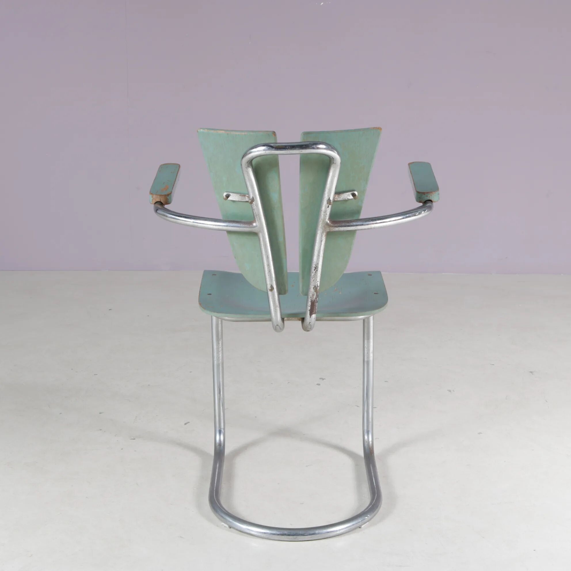 1950s Rare side chair by Lemafa Den Haag, Netherlands