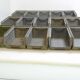 Lot de 15 petits casiers métal industriels