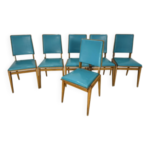 Suite de 6 chaises vintage