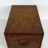 Ancien classeur en bois d'administration début XXème