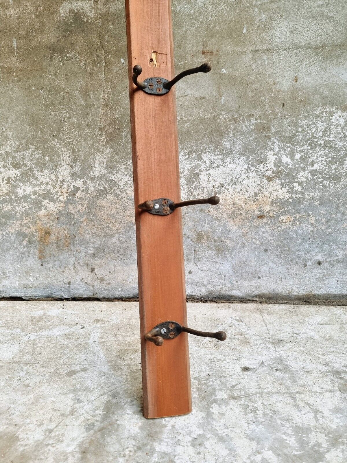 Old coat rack wall coat rack