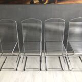 Set of 4 till behrens chairs for schlubach, 1980s