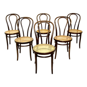 set de 6 chaises bistrot
