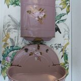 Ancient enamelled sheet metal fountain