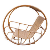 Circular Rocking Chair, MCM, 1960s, Italy