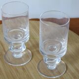 Set of Basel crystal glasses in good condition