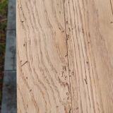 Old table made of raw wood