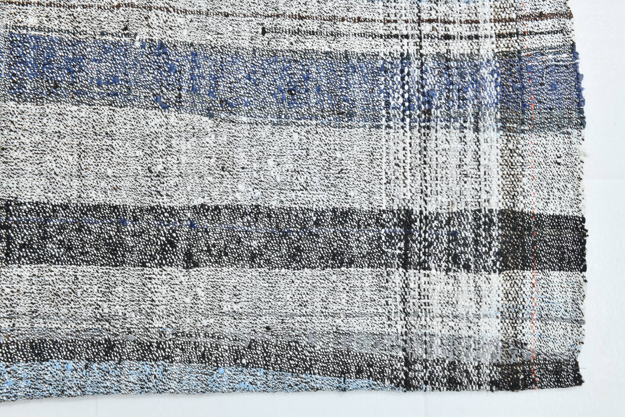 7x10 Soft Pastel Bohemian Hand Woven Turkish Kilim Rug, 220x304Cm