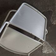 Fauteuil en métal de jardin vintage