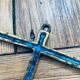 Piéchaud enameled bronze wall cross.