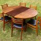 Set of 6 Scandinavian design chairs