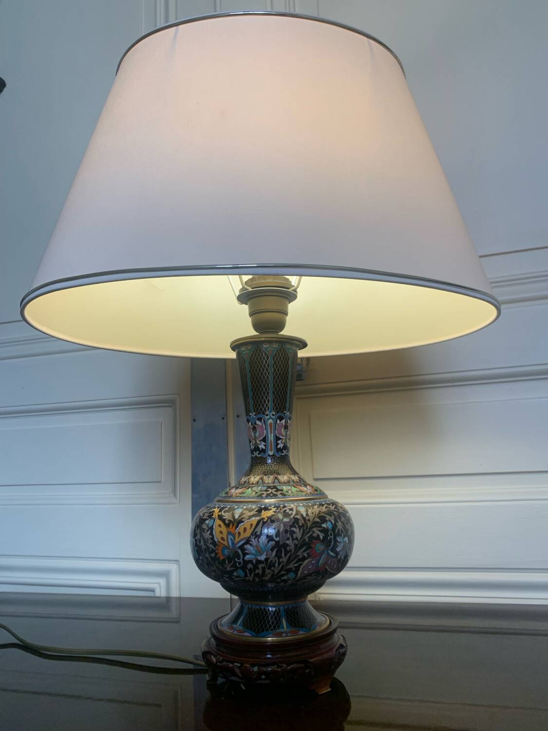 Lampe Chinoise cloisonné