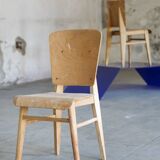 2 chaises Tout-bois attribué à Vauconsant 1941