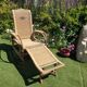 Chaise longue dite "Grand-Mère" en rotin