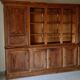 Library in solid cherry wood, Louis Philippe style.