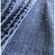 Nappe De Vendange Ancienne En Pur Chanvre Teintée Gris Dense