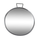 Wall-mounted round barber mirror 50s 60s