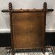 Old turned wood mirror