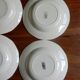 6 hollow plates Digoin Sarreguemines / Pattern Blue Roses