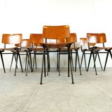 Vintage industrial dining chairs, 1960s