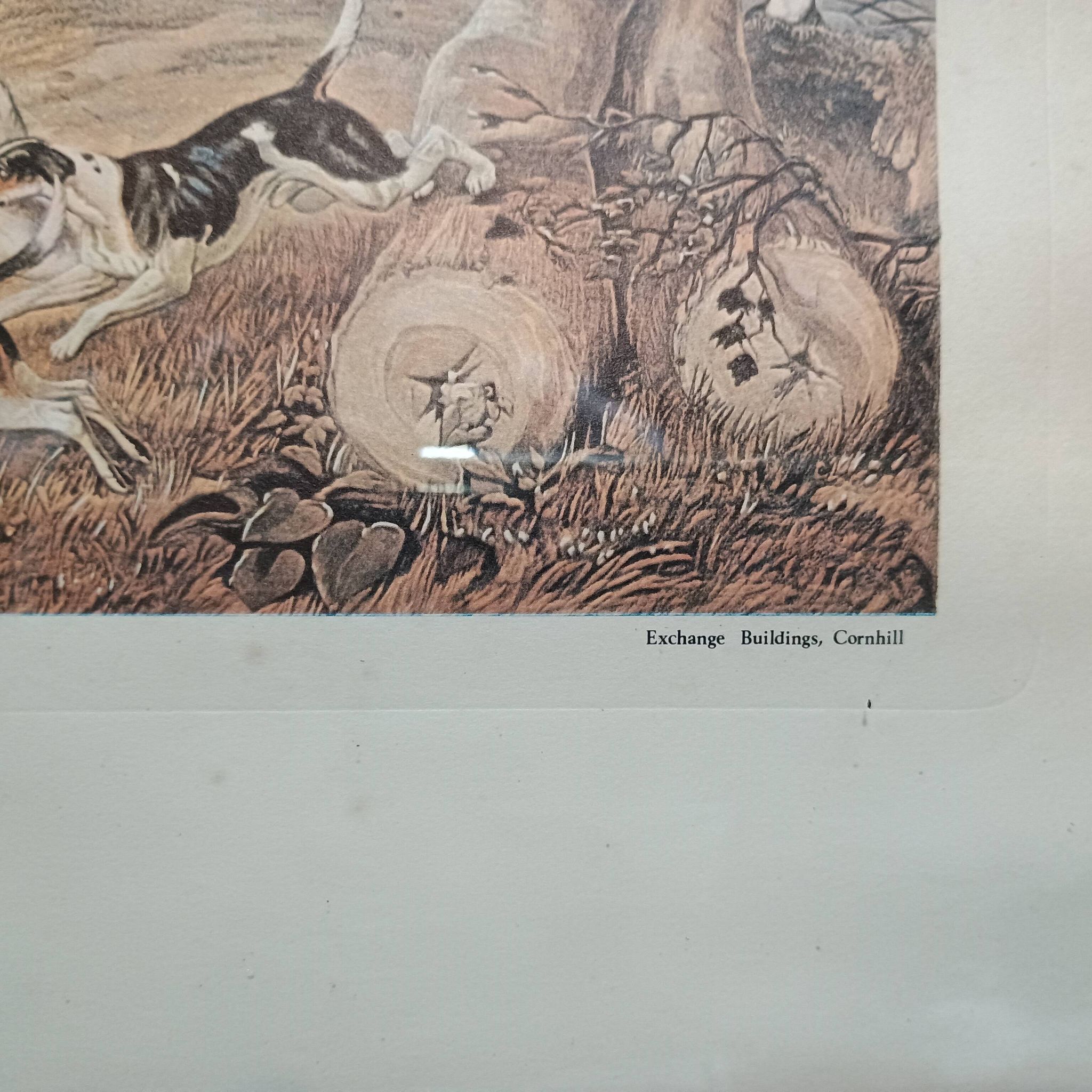 Print Fox-Hunting The Find, painted by J.E. Herring 1846