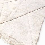 Beni Ouarain Moroccan Berber carpet plain with engraved diamonds 2.50x1.50m