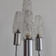 Four-light staircase lamp, France around 1970.