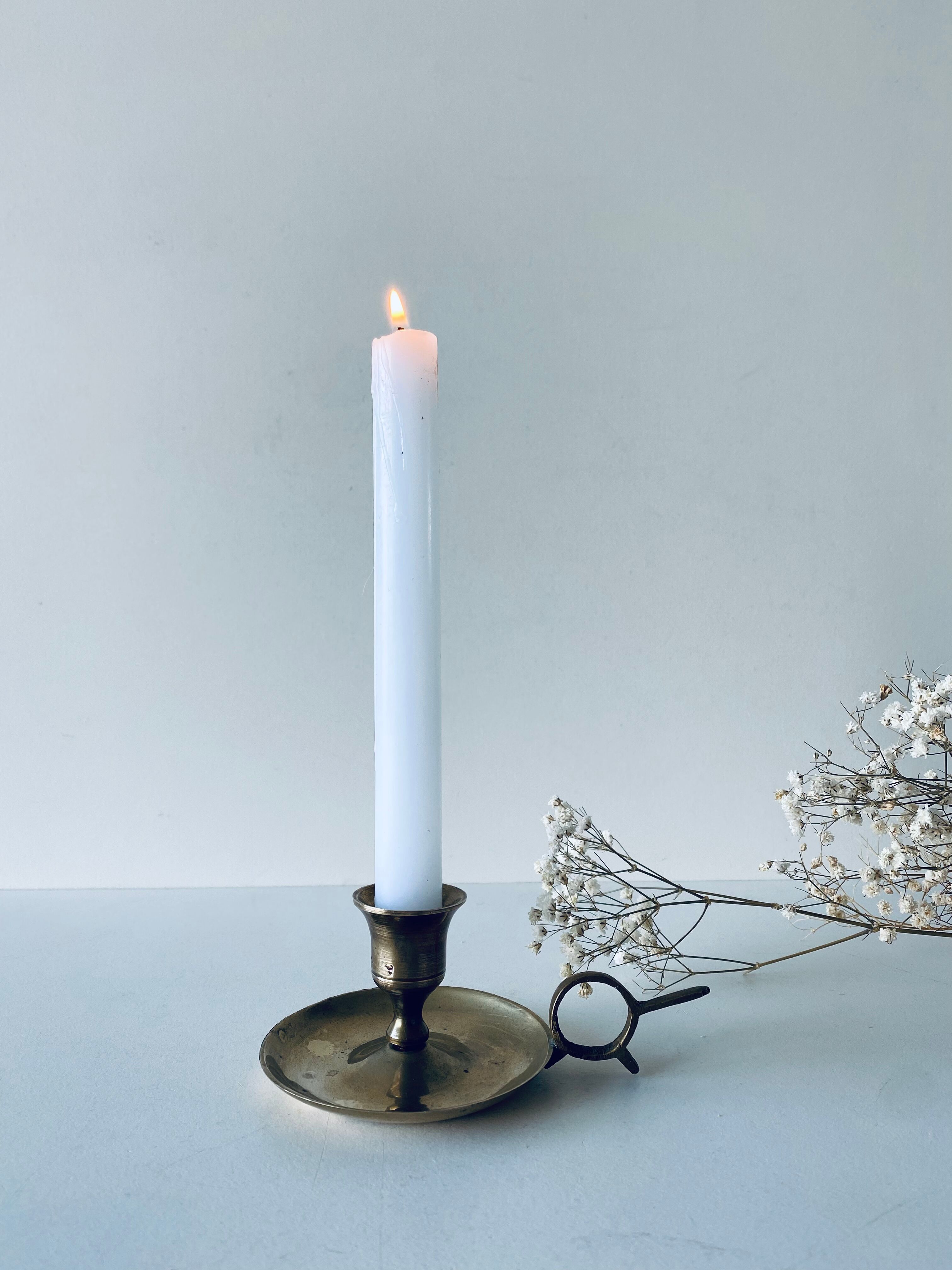 Vintage brass candle holder