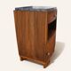 Art Deco side table in wood and marble – 1930s – bedside table