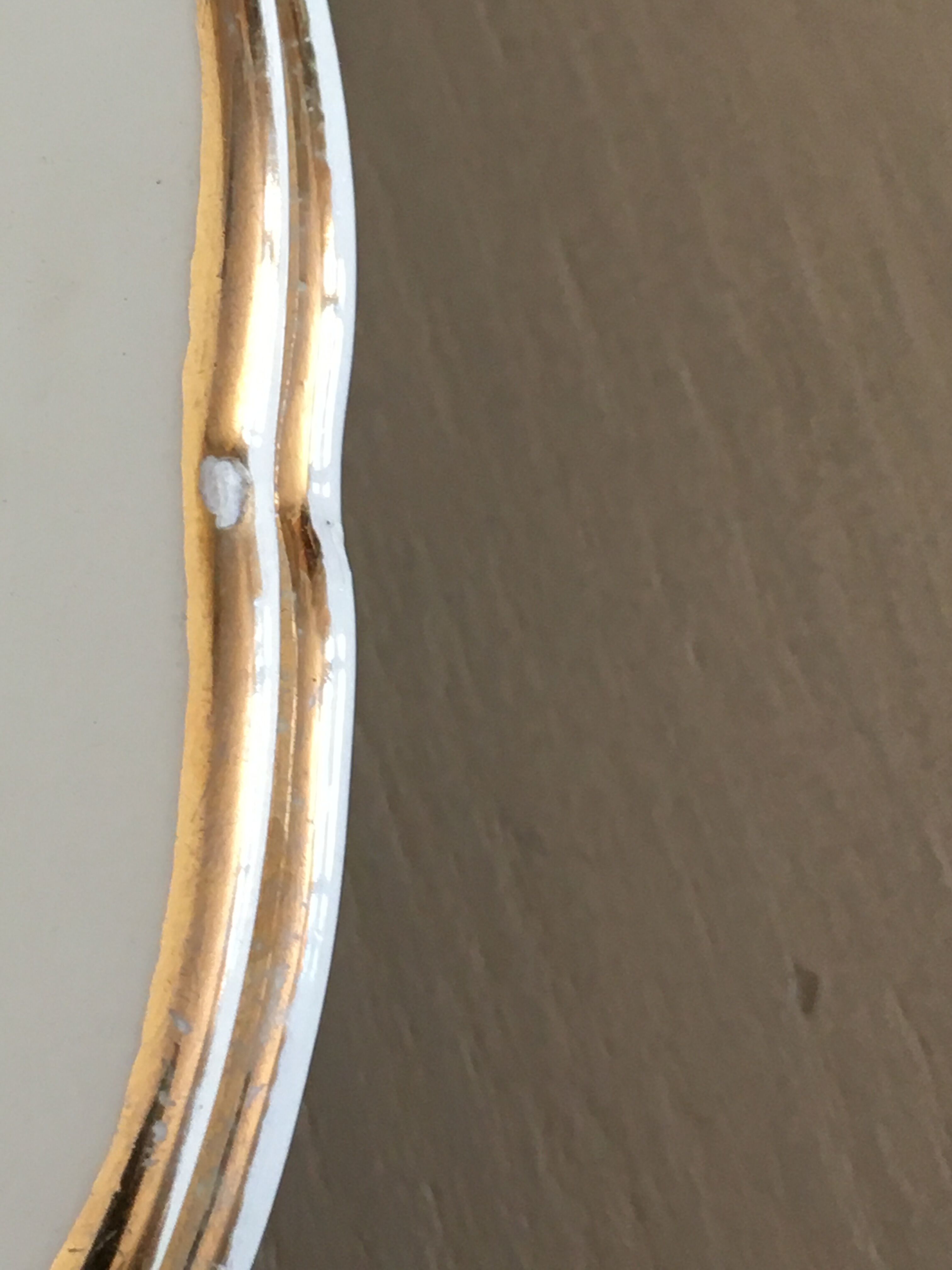 6 gien earthenware dessert plates