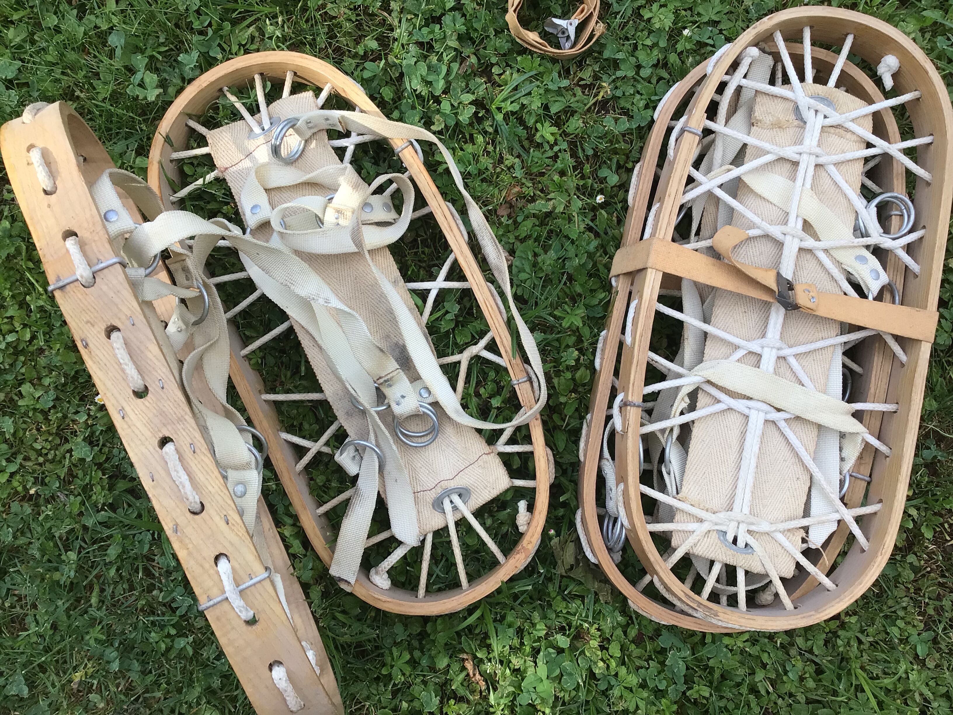 Vintage snowshoes