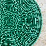 Sarreguemines woven ceramic trivet