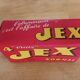 Cardboard advertising box " jex " 1950