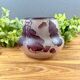 Art Nouveau glass paste vase signed Moda