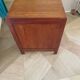 Art Deco chest of drawers in dark wood with 3 drawers, 1950s
